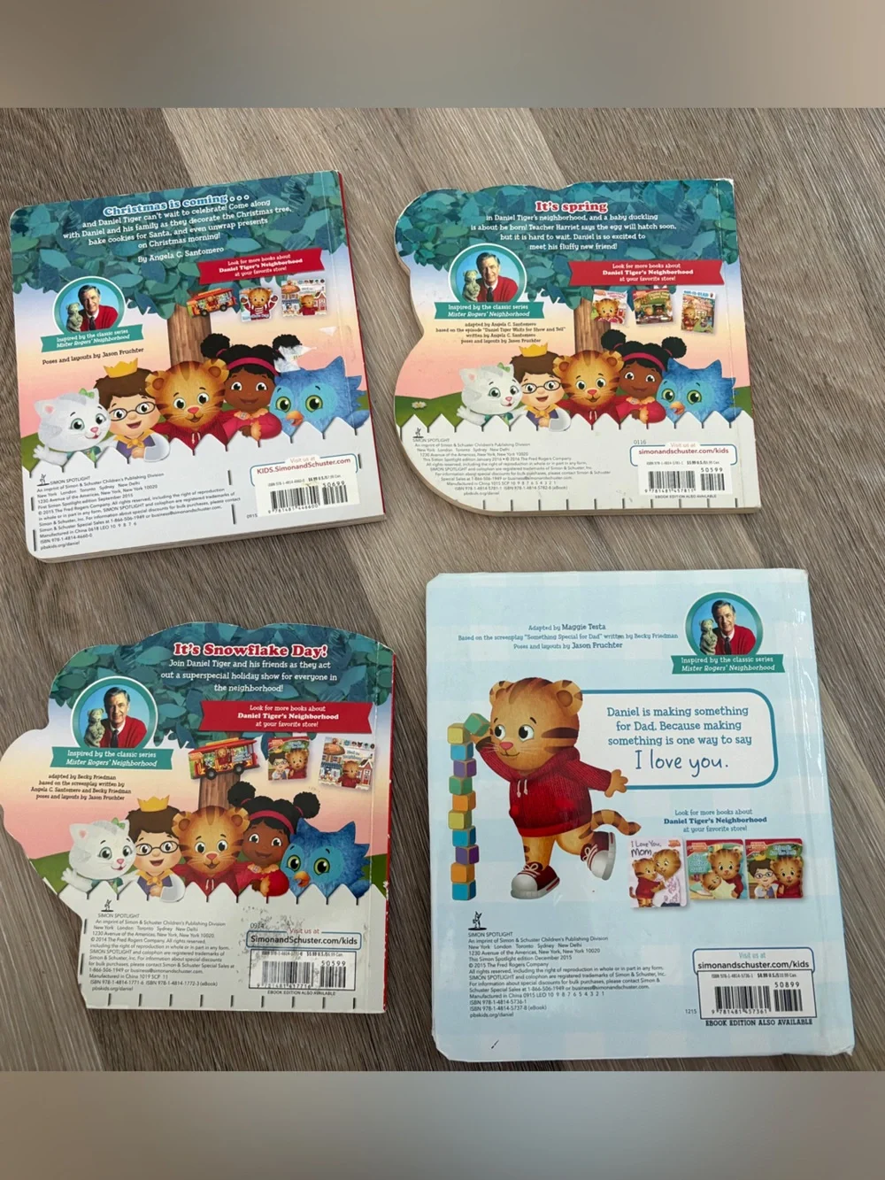 Daniel Tiger’s Neighborhood Book Bundle - 4 Daniel Tiger Board Books